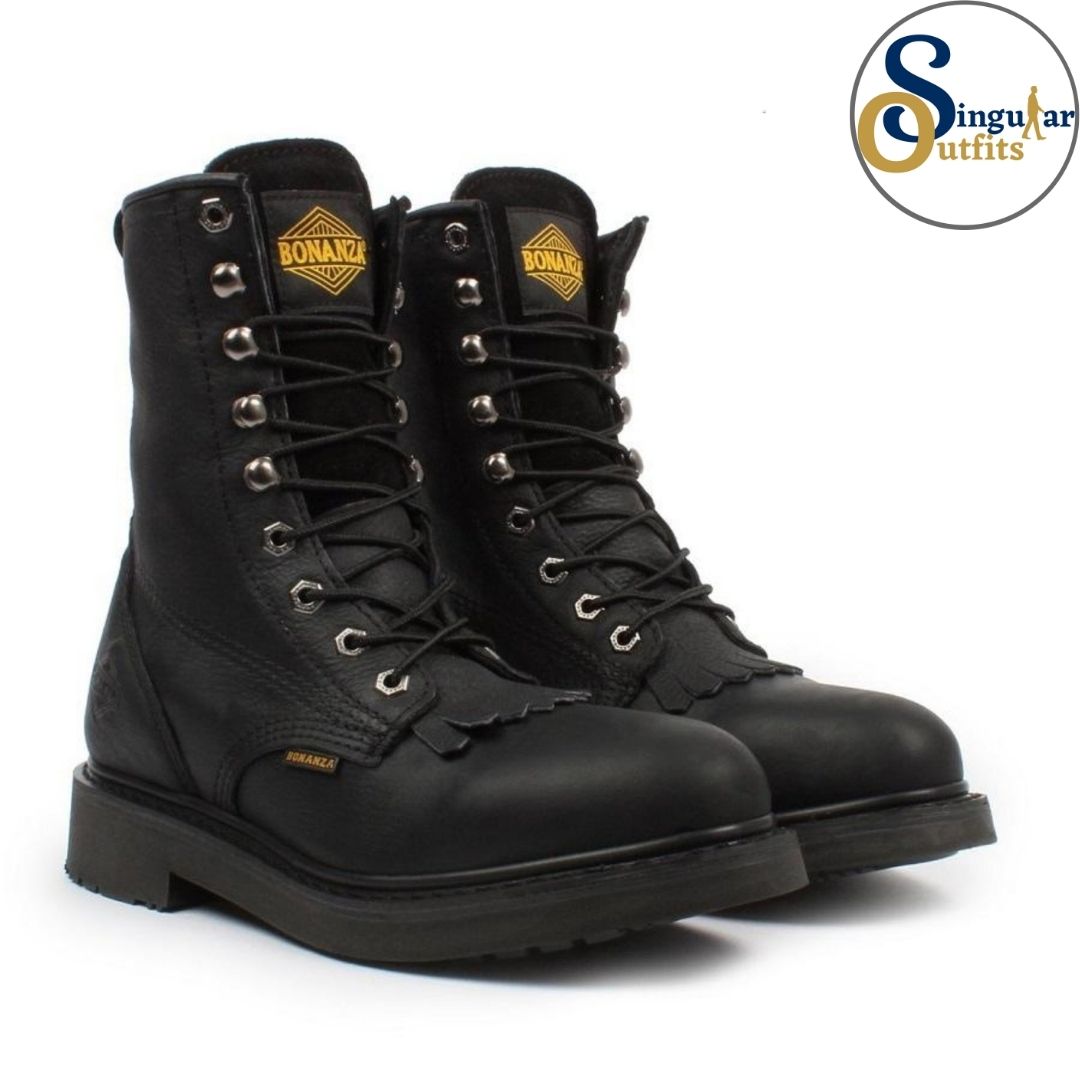 Lacer Work Boots SO-BA817 Black Singular Outfits Botas de Trabajo Negro