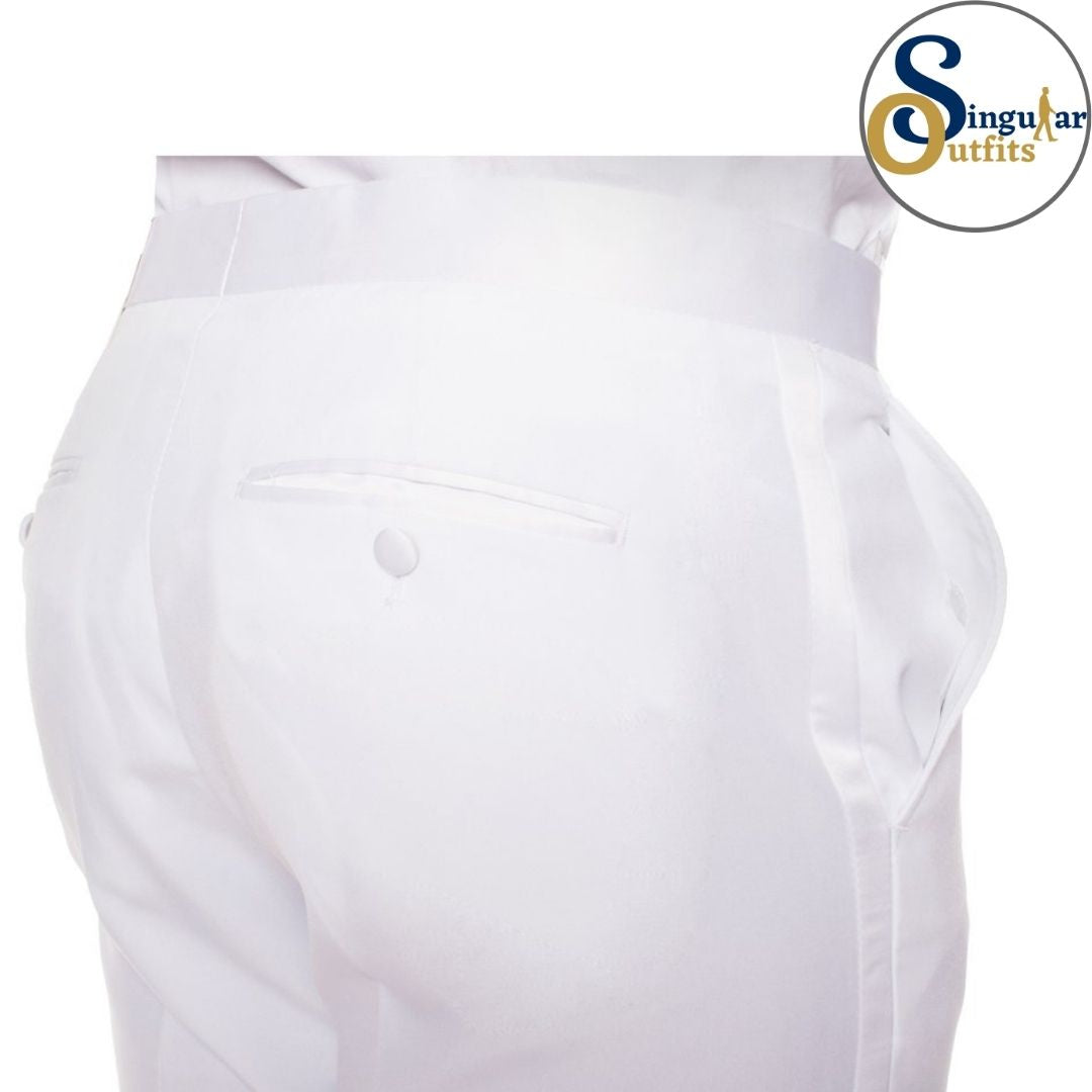 MMTUX Slim Fit 3 Piece Tuxedo White Notch Lapel Singular Outfits Esmoquin Solapa Muesca Pants