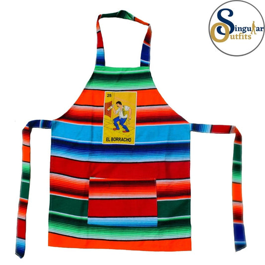 Mandil saltillo tradicional de Hombre SO-DJ1304 Mexican Apron for men