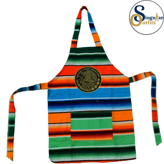 Mandil saltillo Tradicional de Hombre SO-DJ1305 Mexican Apron for Men