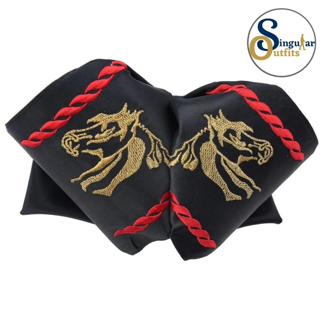 Moño charro bordado SO-TM72557 Embroidered Charro bow tie 