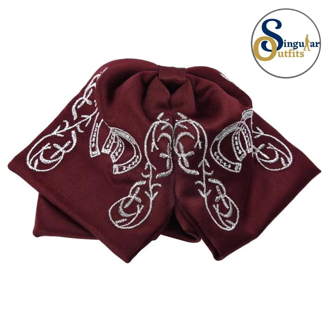 Moño charro bordado de niño SO-TM72579 Embroidered Charro bow tie for kids