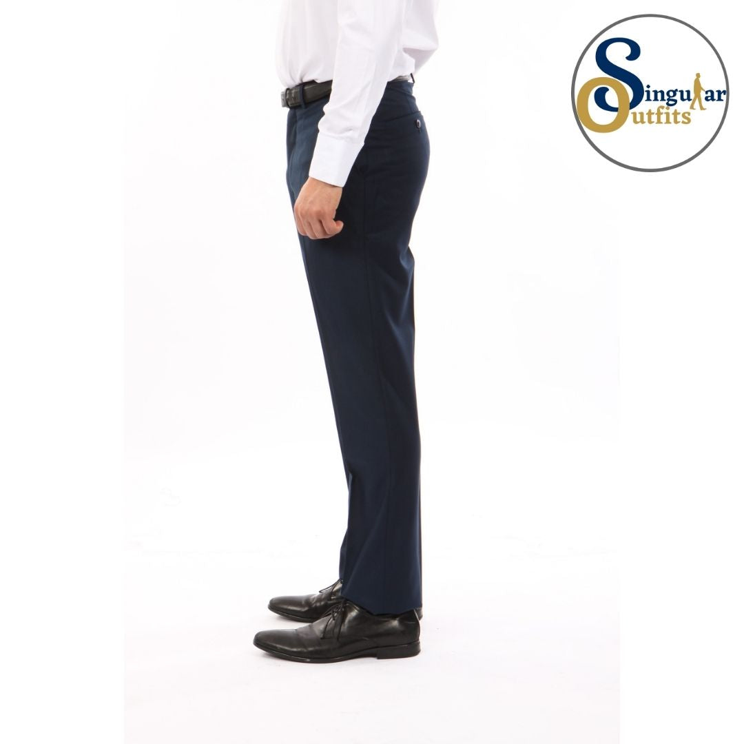 Pantalones Formales de Vestir de Lana Slim Fit para Hombre SO-MPW10003 Slim Fit Wool Formal Dress Pants for men side