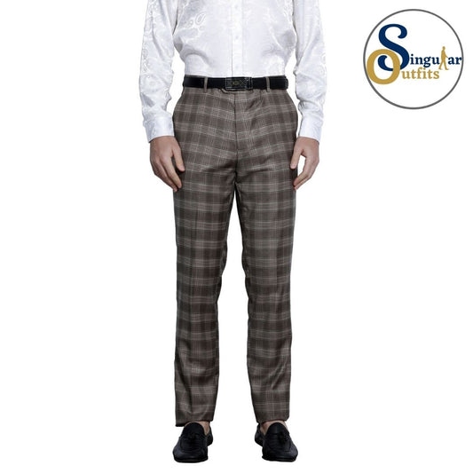 Pantalones Formales de vestir Corte Ajustado para Hombre SO-MP111SK01 Skinny Fit Formal Dress Pants for Men