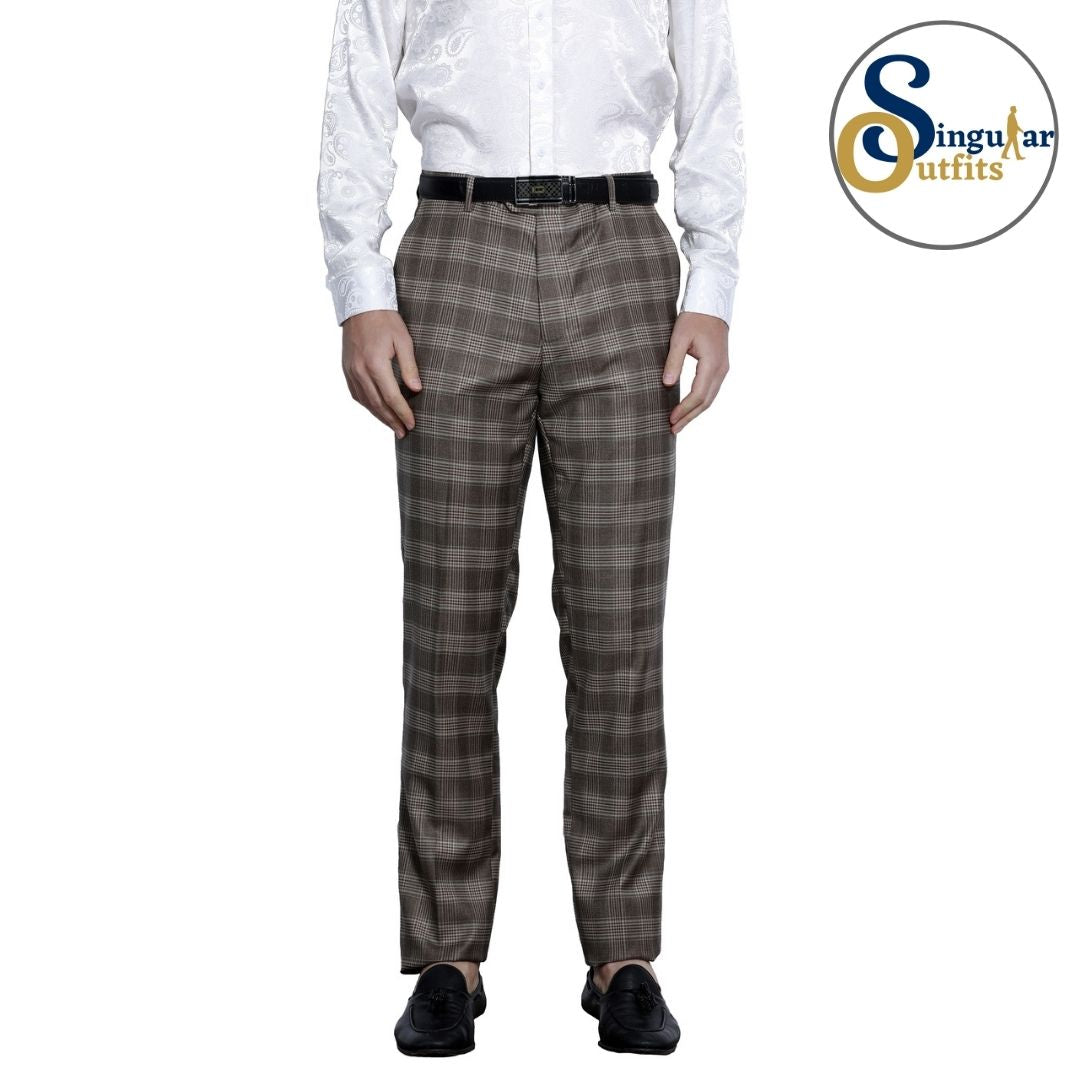 Pantalones Formales de vestir Corte Ajustado para Hombre SO-MP111SK01 Skinny Fit Formal Dress Pants for Men