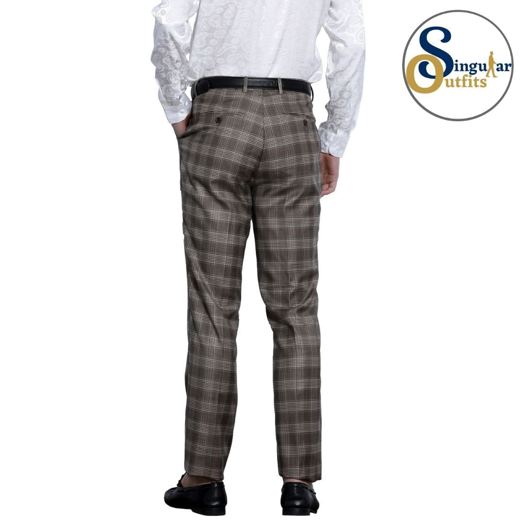 Pantalones Formales de vestir Corte Ajustado para Hombre SO-MP111SK01 Skinny Fit Formal Dress Pants for Men