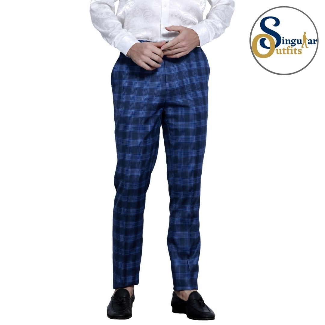 Pantalones Formales de vestir Corte Ajustado para Hombre SO-MP111SK03 Skinny Fit Formal Dress Pants for Men