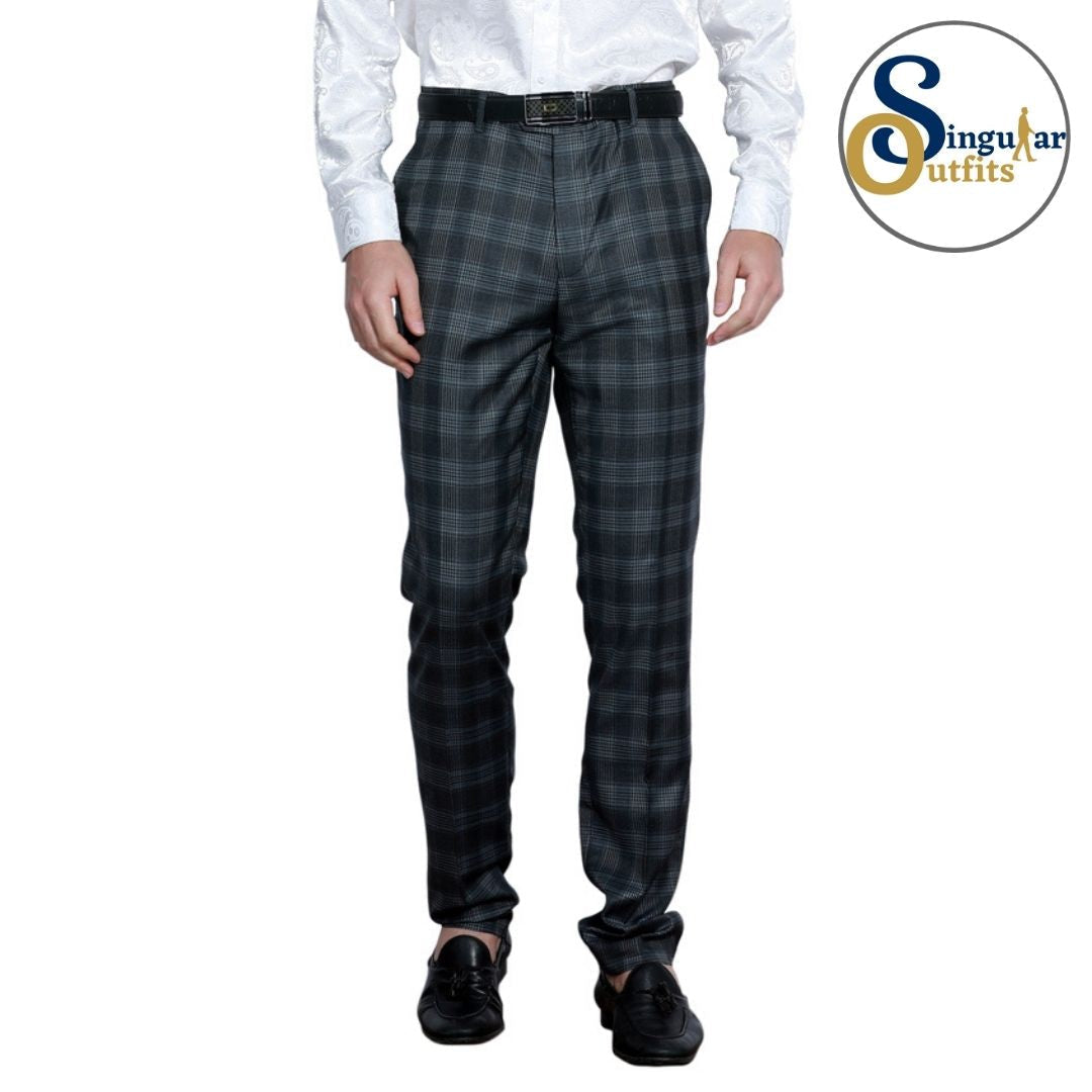 Pantalones Formales de vestir Corte Ajustado para Hombre SO-MP111SK04 Skinny Fit Formal Dress Pants for Men