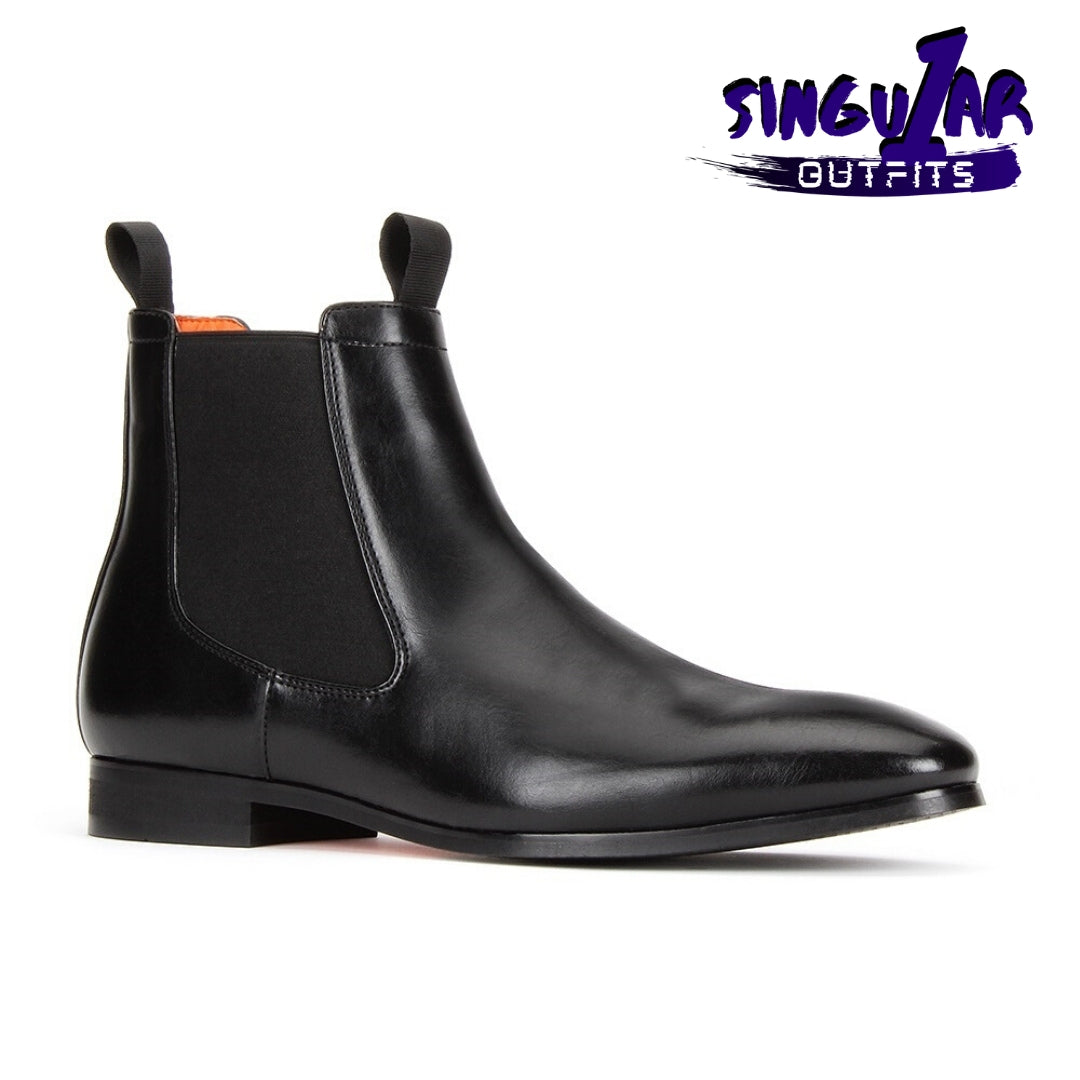 SL-B745 Black  Men's Shoes Singular Outfits Zapatos para Hombre Santino Luciano Shoes