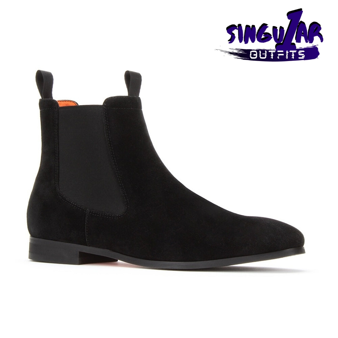 SL-B746 Black  Men's Shoes Singular Outfits Zapatos para Hombre Santino Luciano Shoes