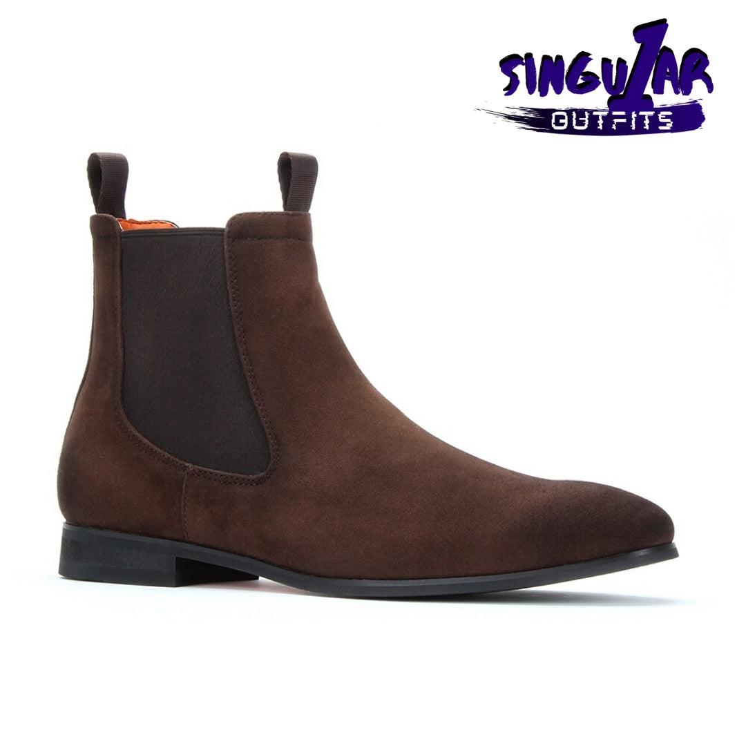 SL-B746 Dark Brown Men's Shoes Singular Outfits Zapatos para Hombre Santino Luciano Shoes