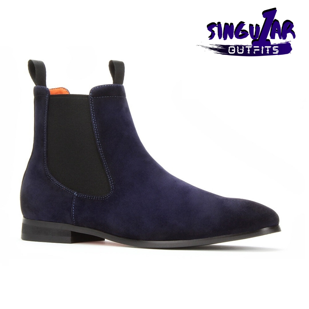 SL-B746 Navy  Men's Shoes Singular Outfits Zapatos para Hombre Santino Luciano Shoes