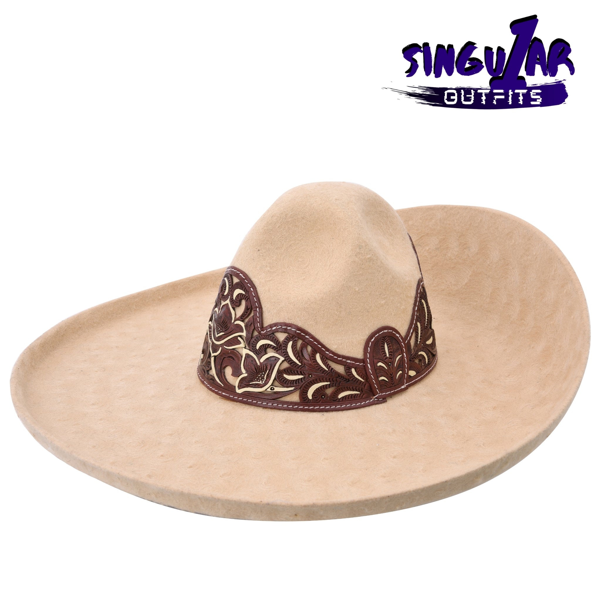 Sombrero Charro Fino de Lana Original WD-706