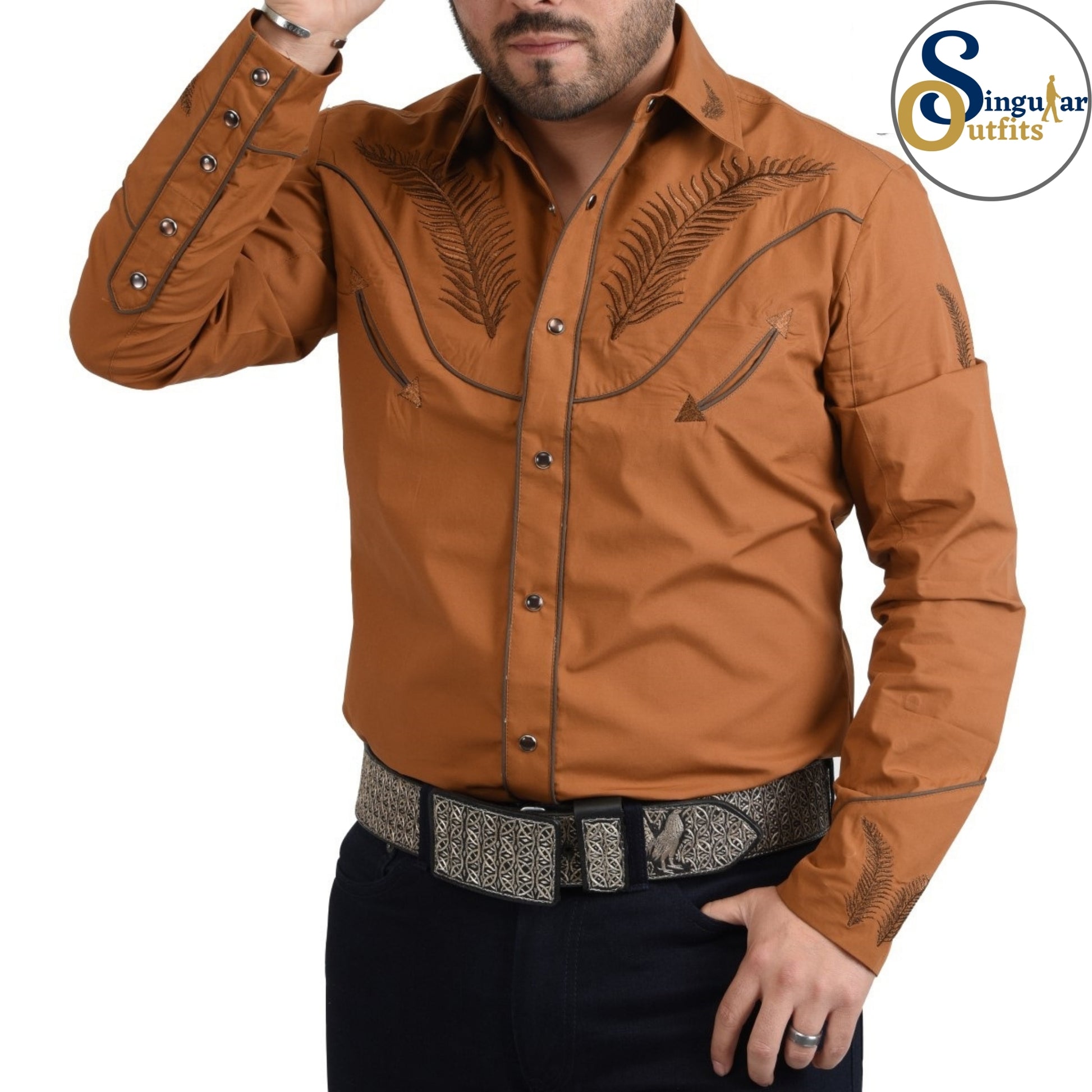 Camisa Vaquera Bordada SO-WD0855 – Singular Outfits