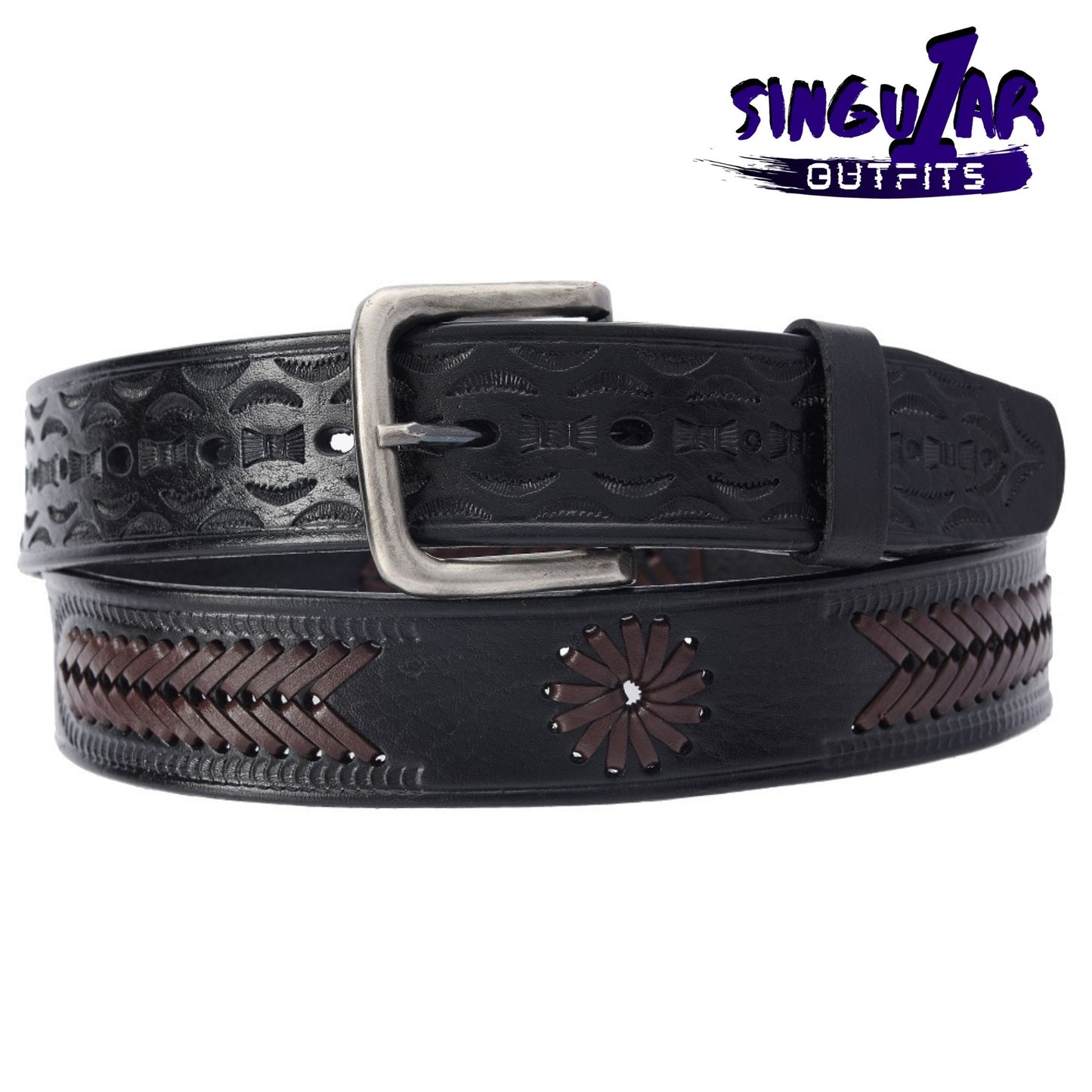 TM-10155 Leather Belt | Cinturon de Piel