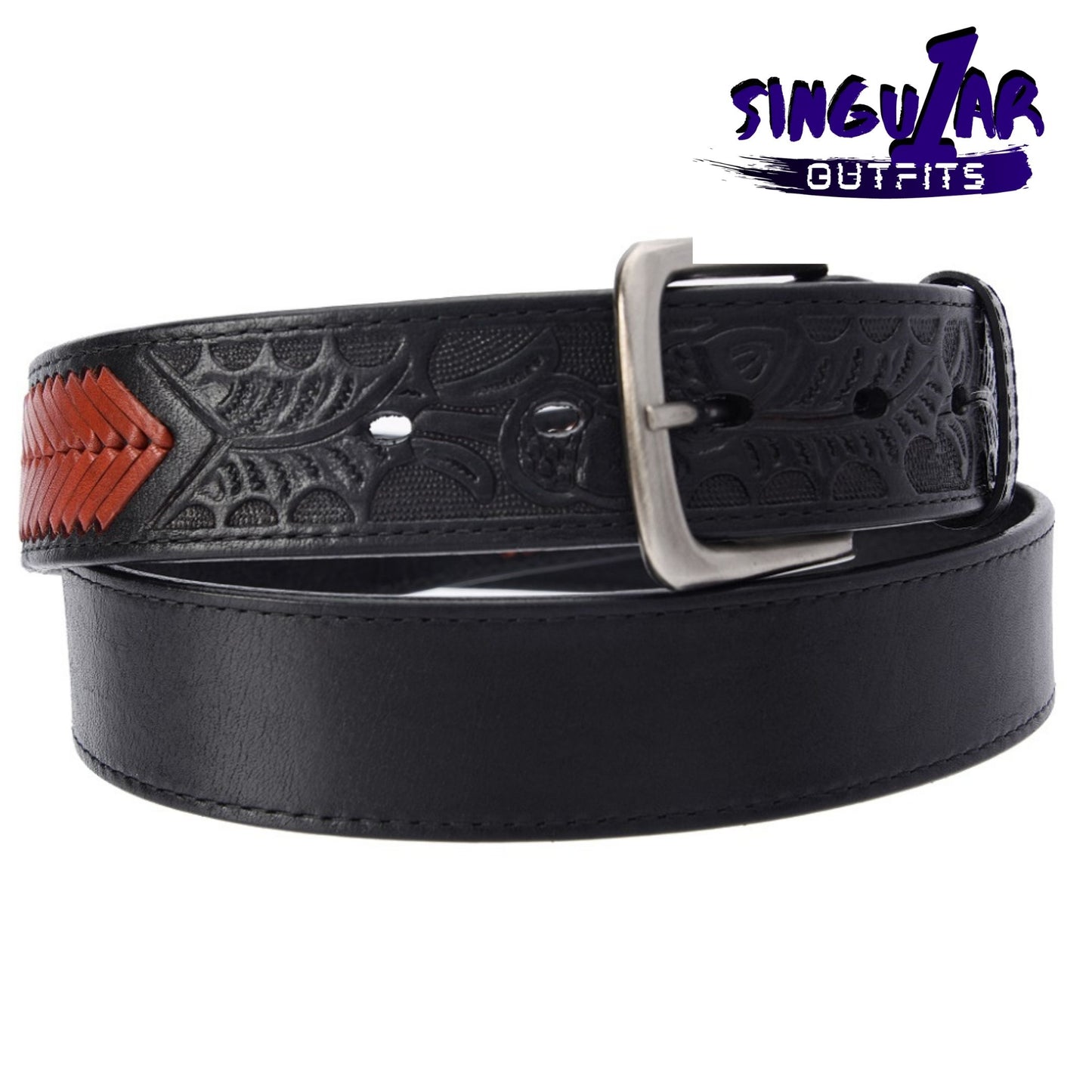TM-10165 Leather Belt | Cinturon de Piel