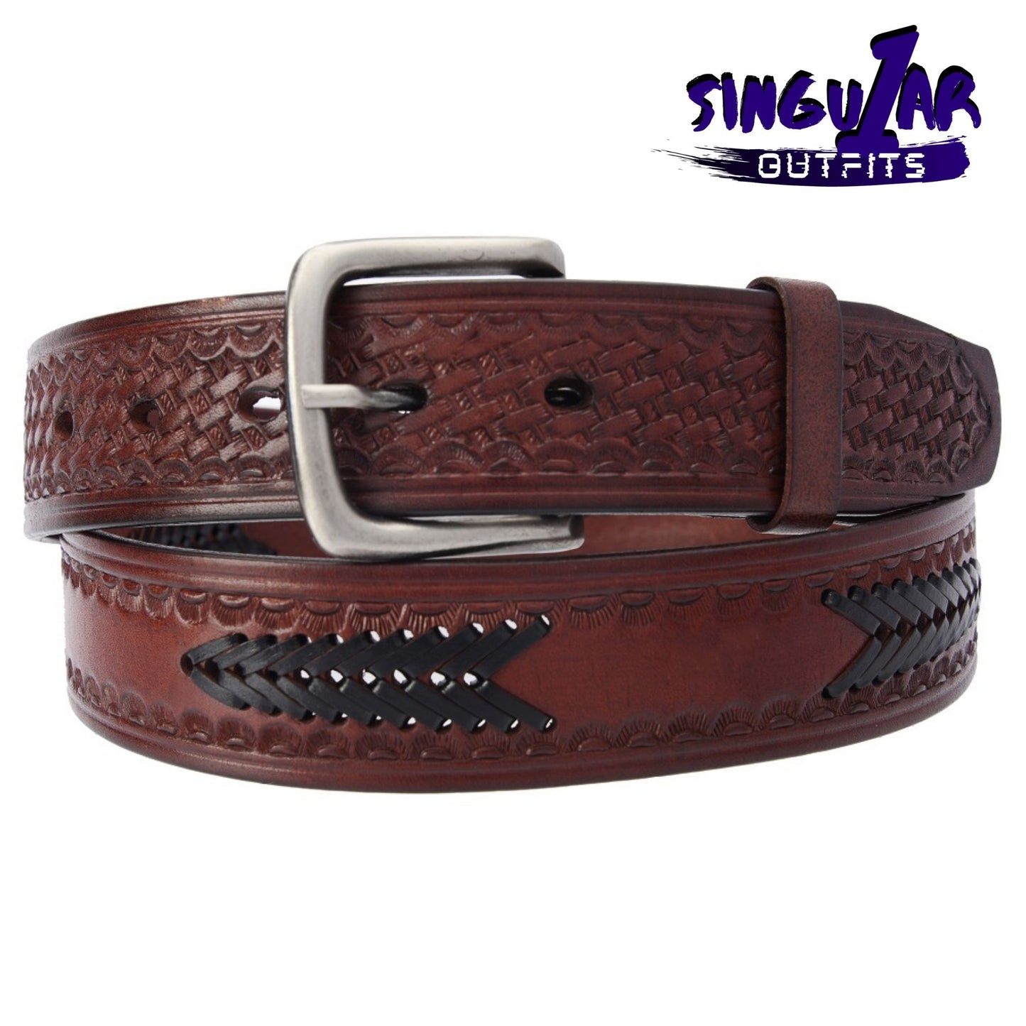 TM-10166 Leather Belt | Cinturon de Piel