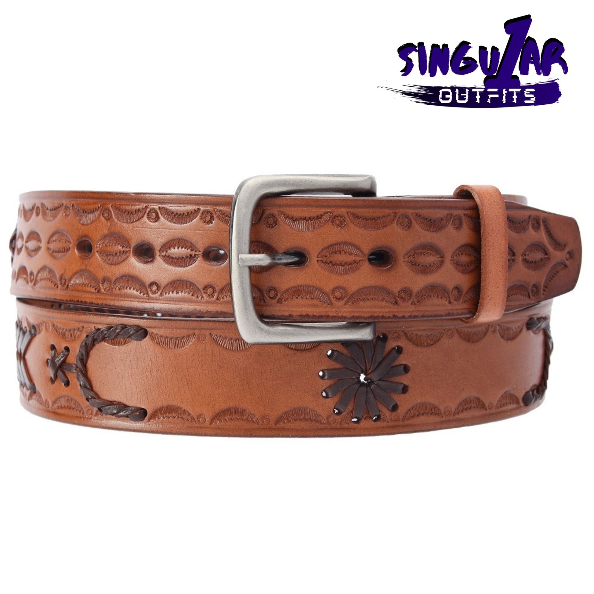 TM-10169 Leather Belt | Cinturon de Piel