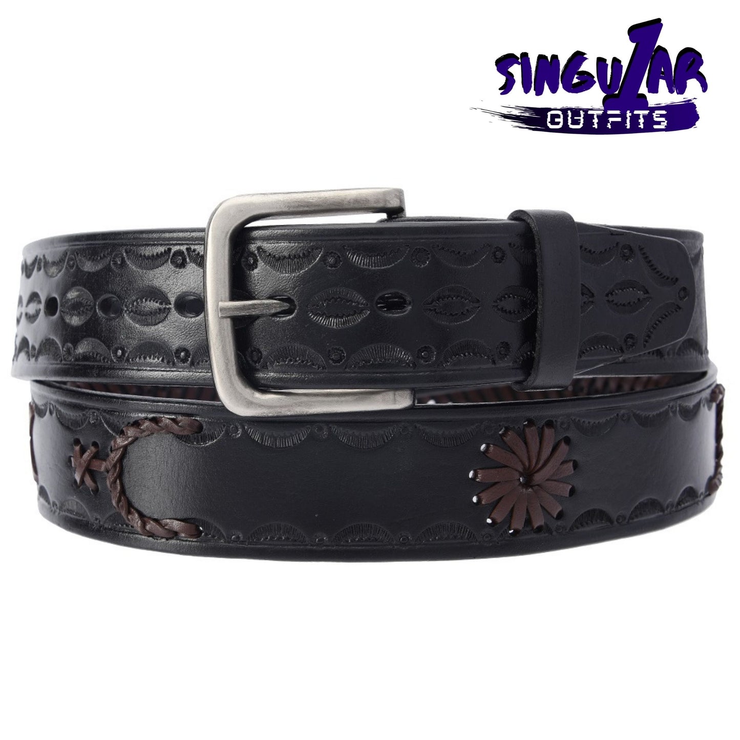 TM-10170 Leather Belt | Cinturon de Piel