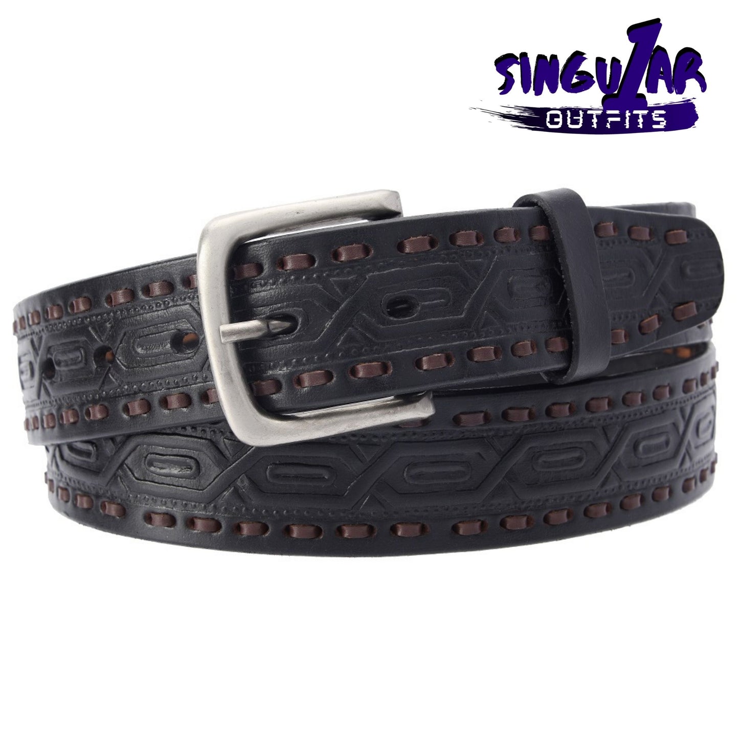 TM-10182 Leather Belt | Cinturon de Piel