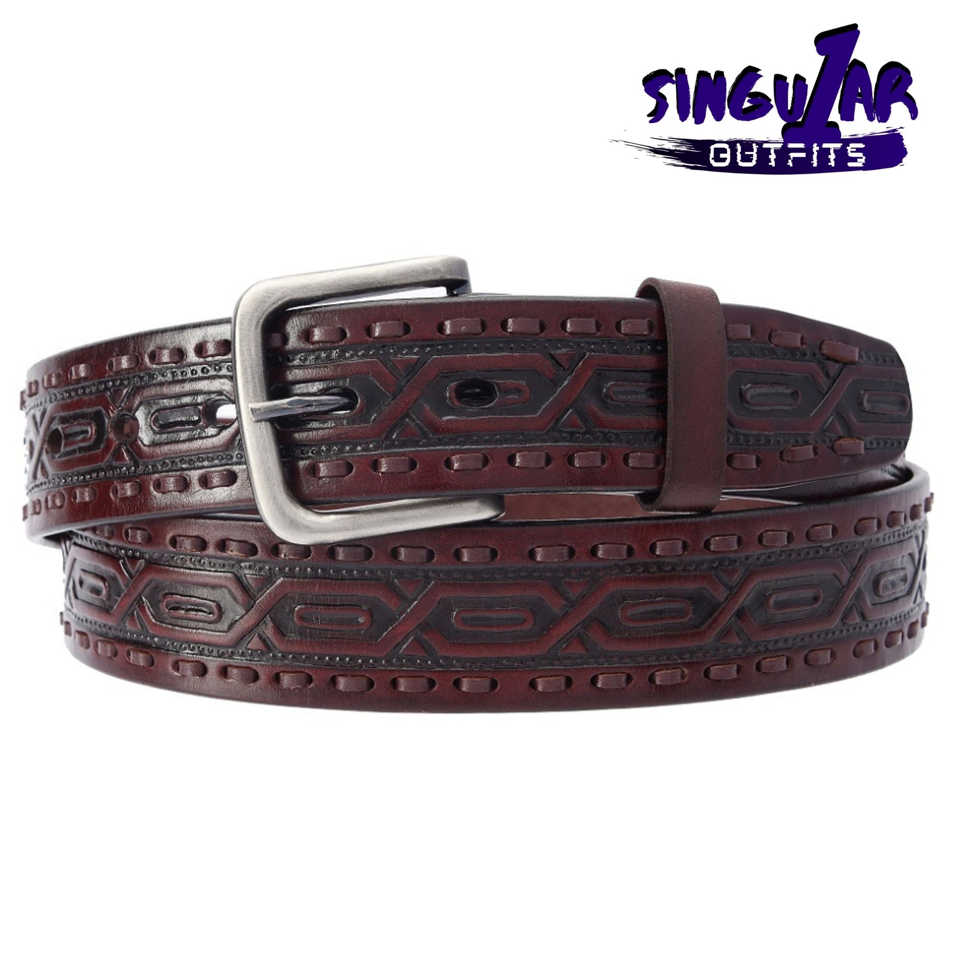 TM-10183 Leather Belt | Cinturon de Piel