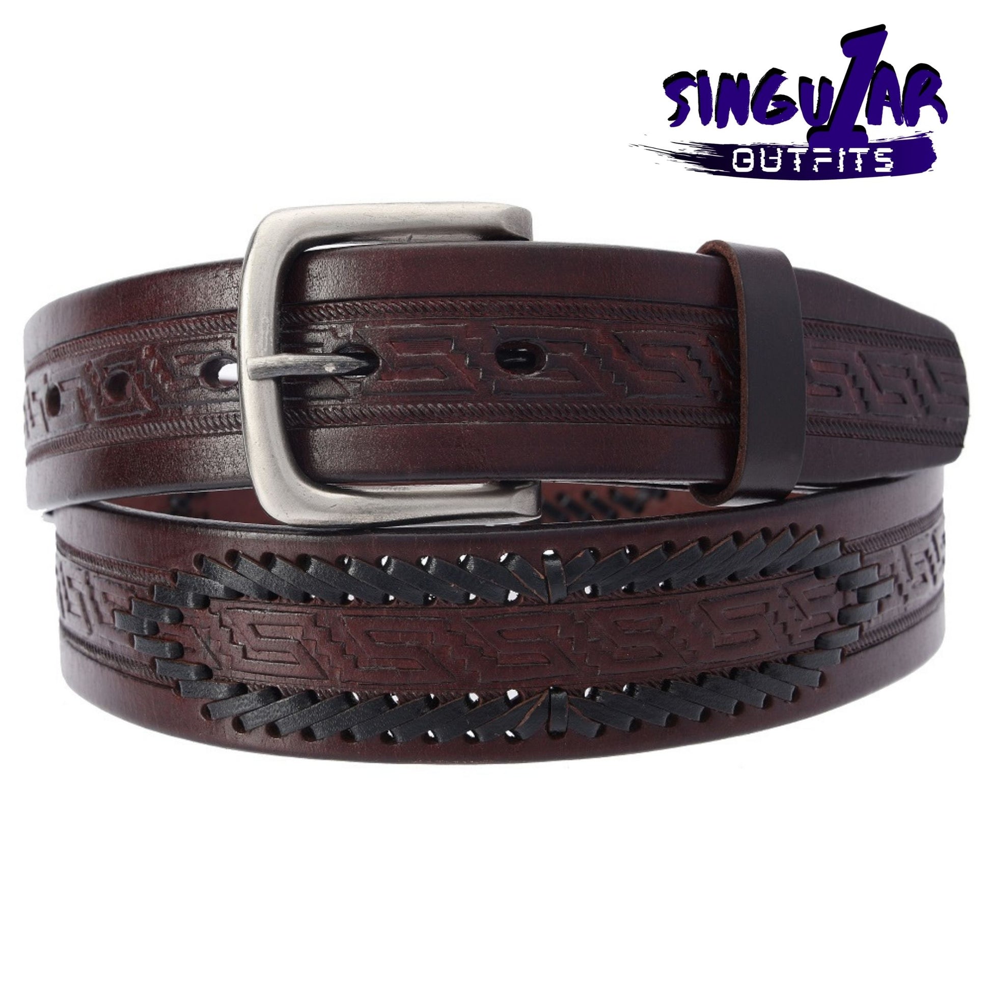TM-10188 Leather Belt | Cinturon de Piel