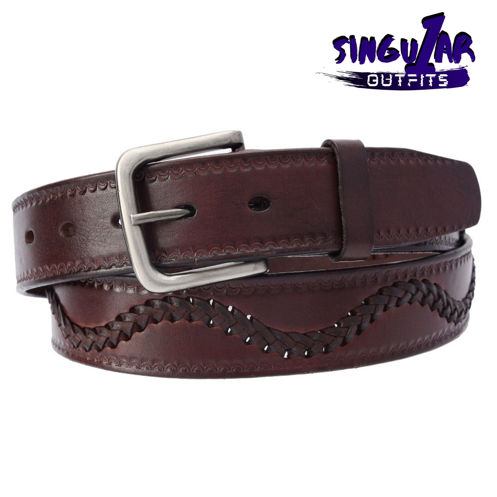 TM-10203 Leather Belt | Cinturon de Piel