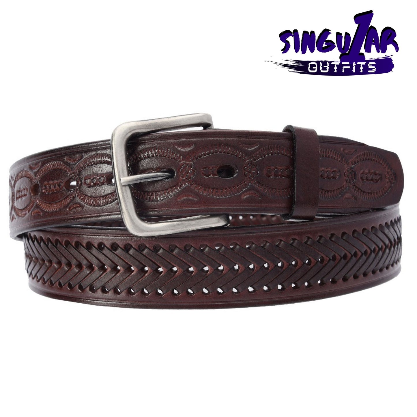 TM-10211 Leather Belt | Cinturon de Piel
