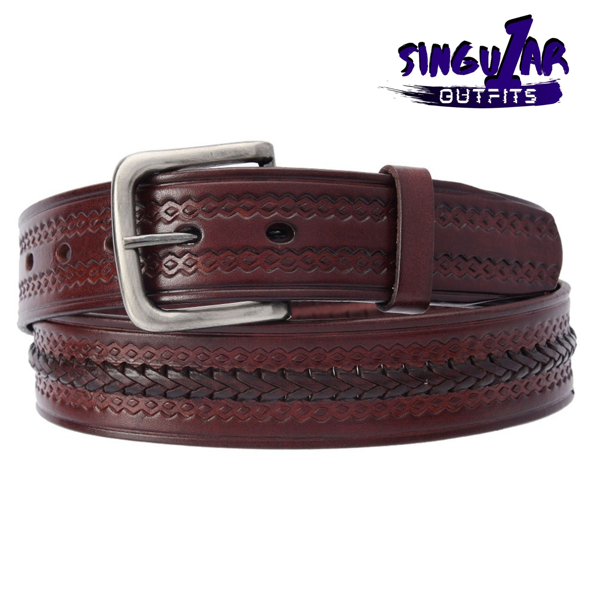 TM-10214 Leather Belt | Cinturon de Piel