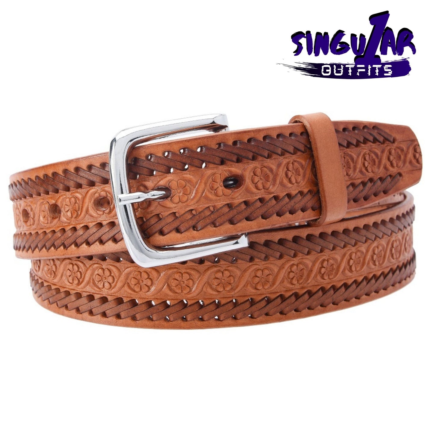 TM-10218 Leather Belt | Cinturon de Piel