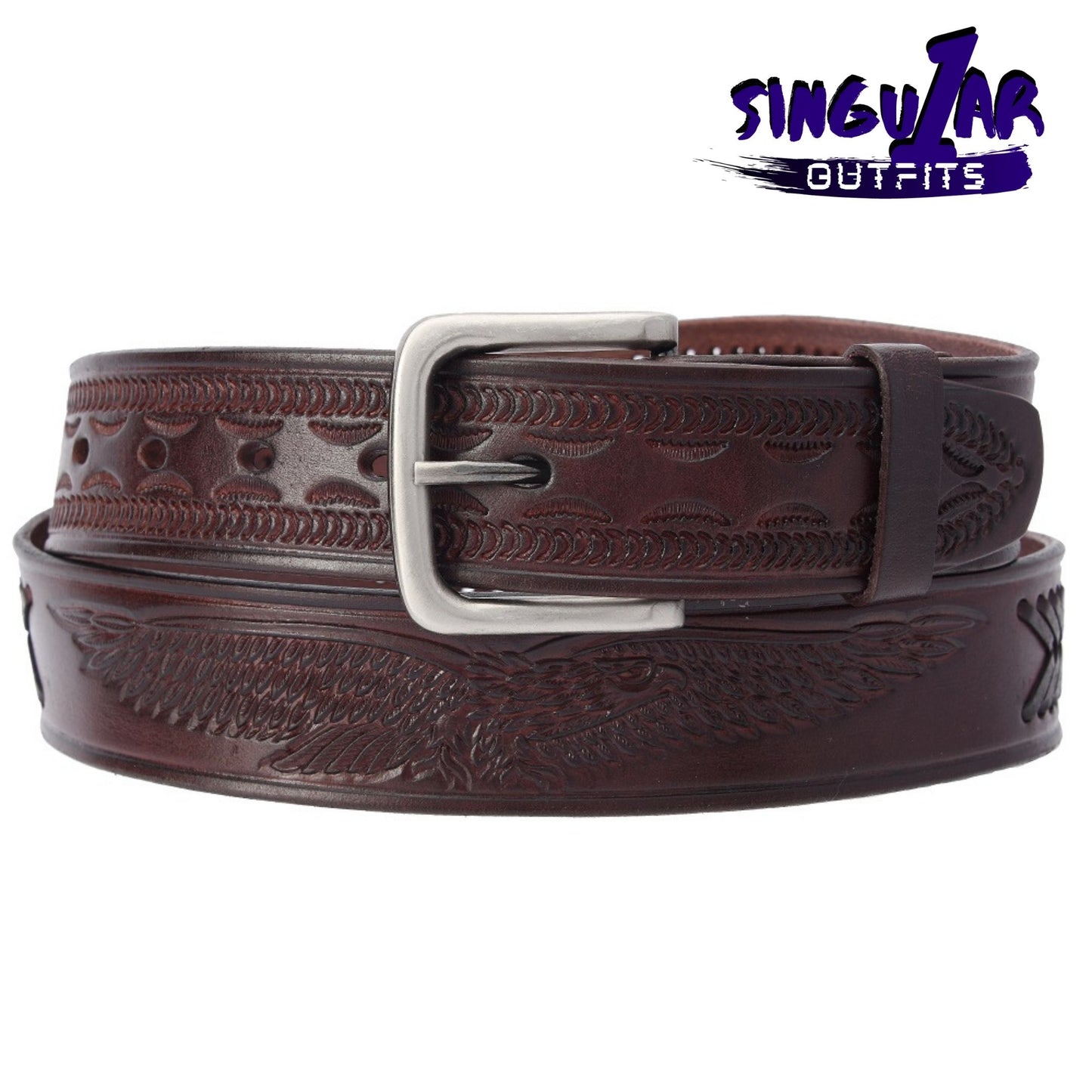 TM-10222 Leather Belt | Cinturon de Piel