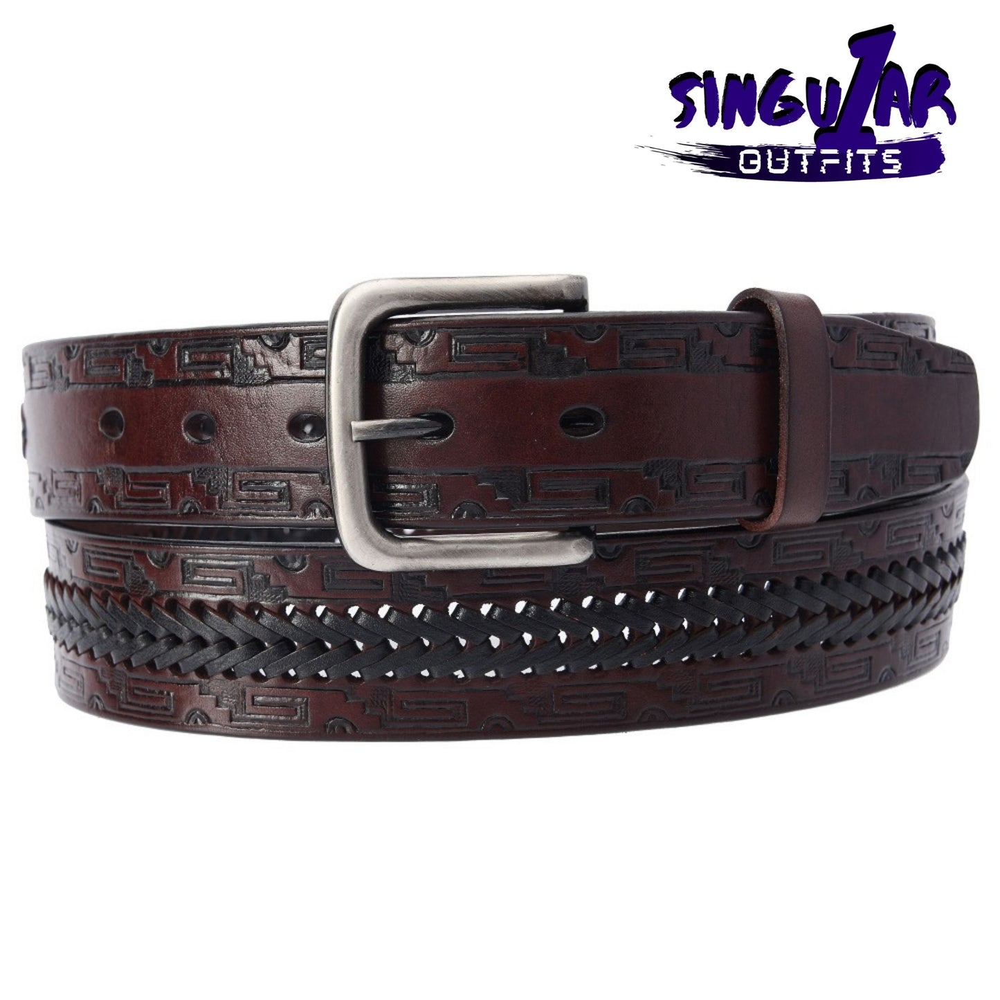 TM-10232 Leather Belt | Cinturon de Piel