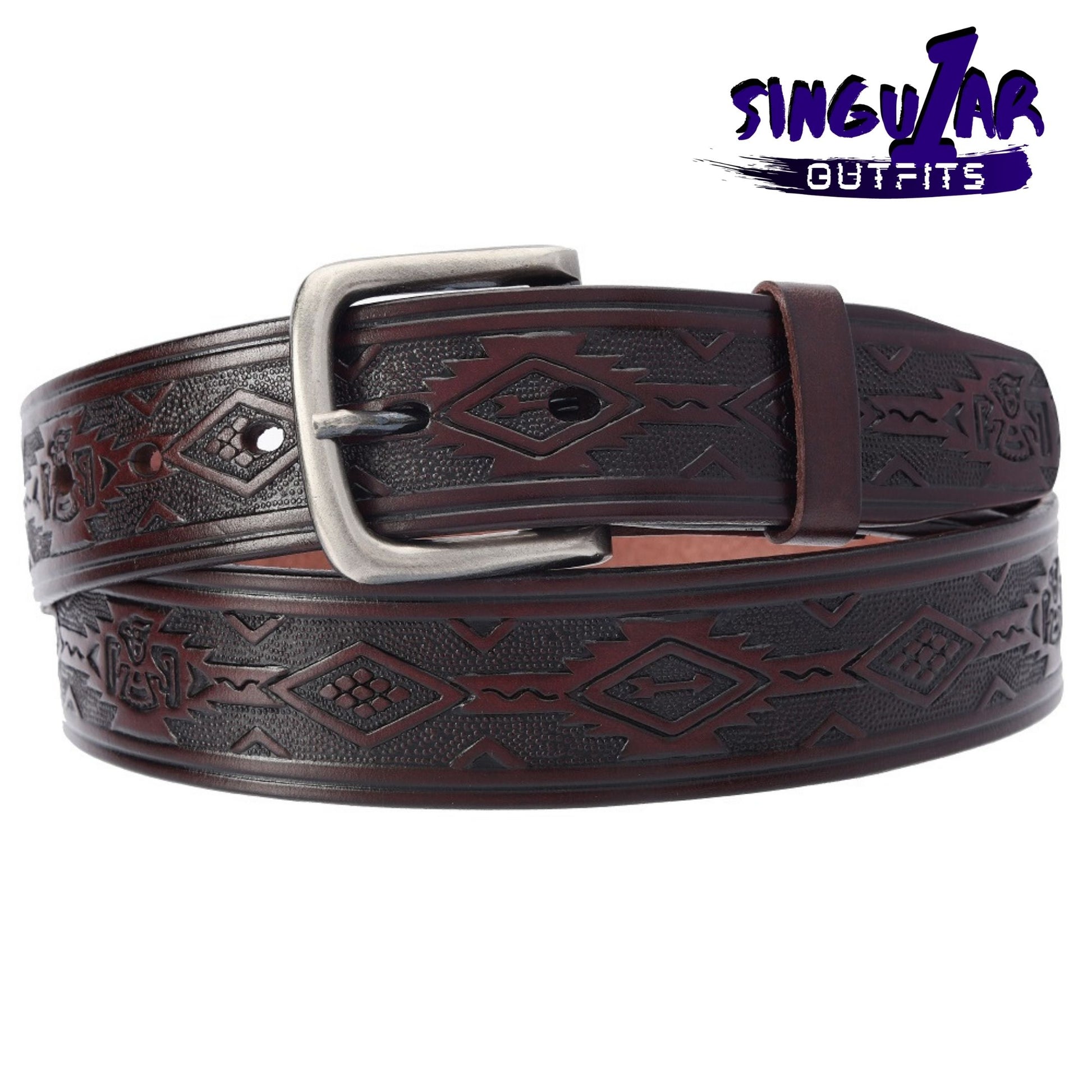 TM-10323 Leather Belt | Cinturon de Piel