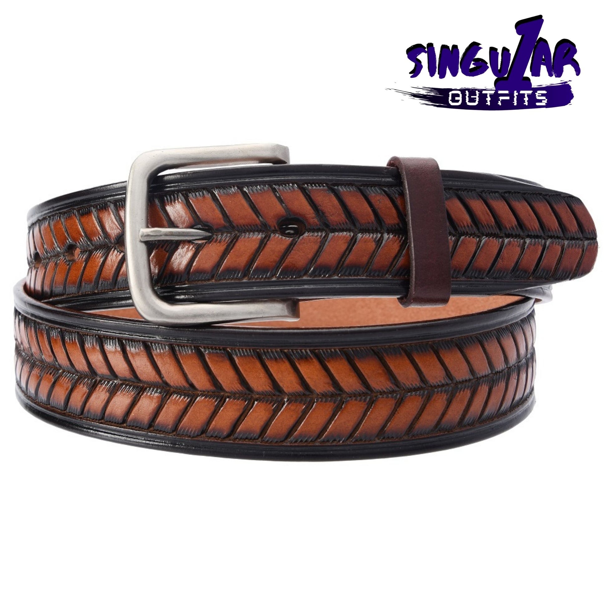 TM-10332 Leather Belt | Cinturon de Piel