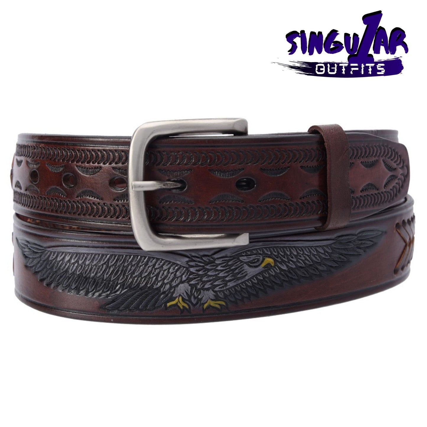TM-10342 Leather Belt | Cinturon de Piel