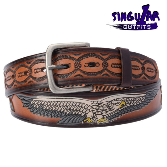 TM-10344 Leather Belt | Cinturon de Piel