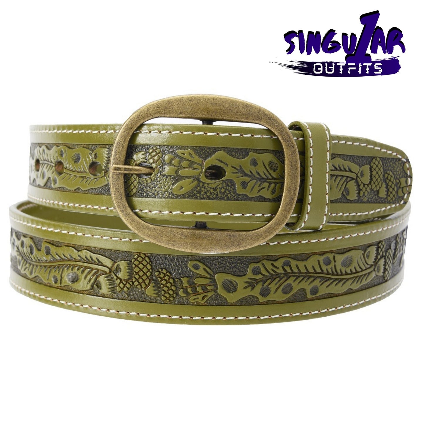 TM-10363 Leather Belt | Cinturon de Piel