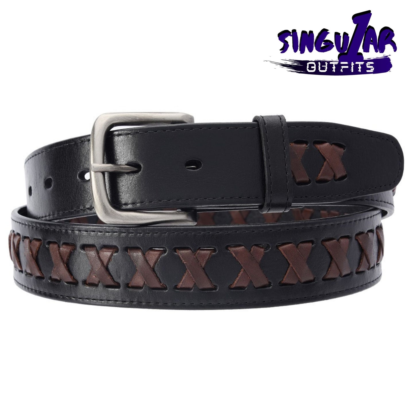 TM-10537 Leather Belt | Cinturon de Piel