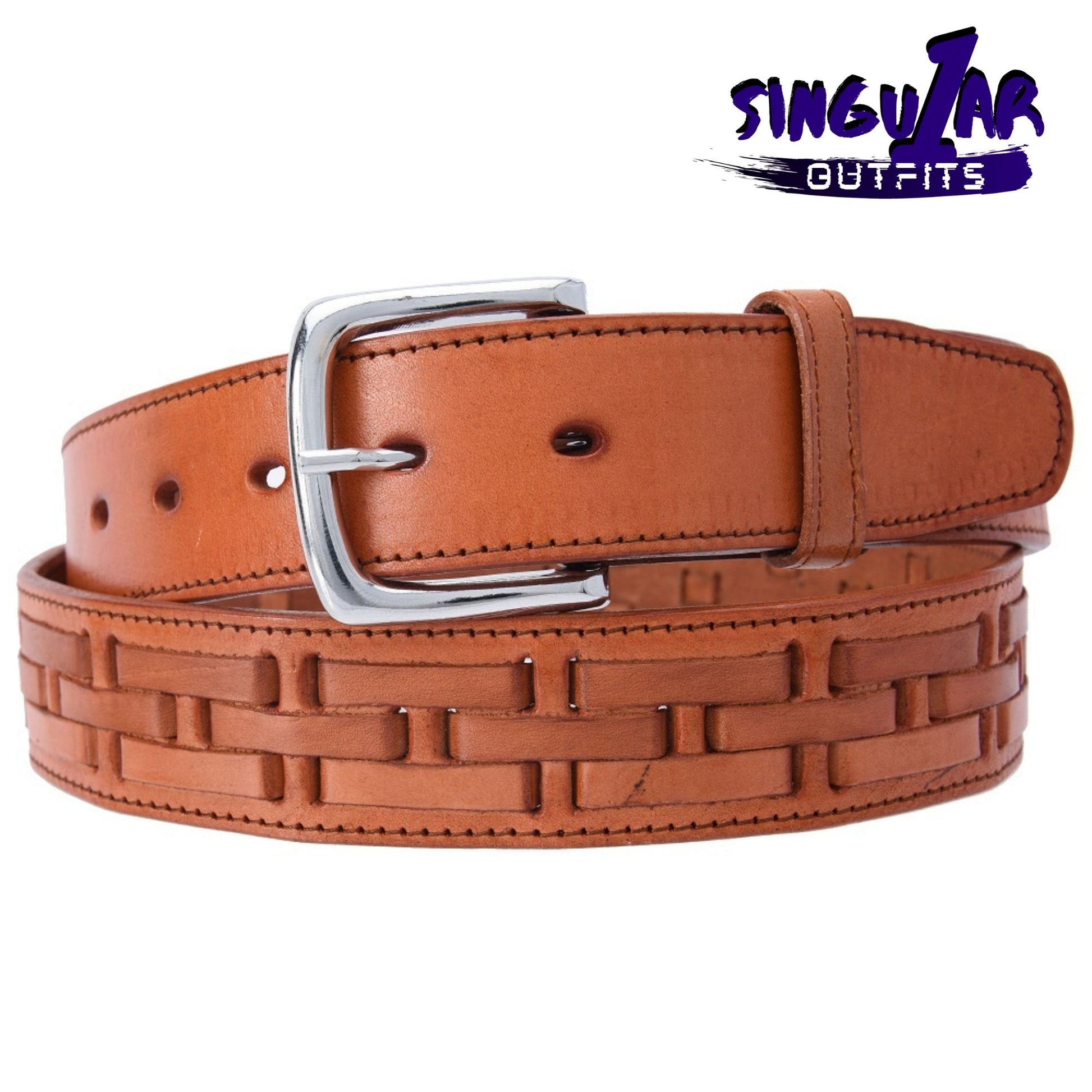 TM-10539 Leather Belt | Cinturon de Piel