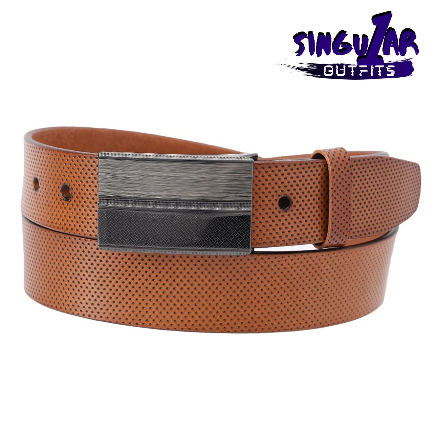 TM-10671 Leather Belt | Cinturon de Piel