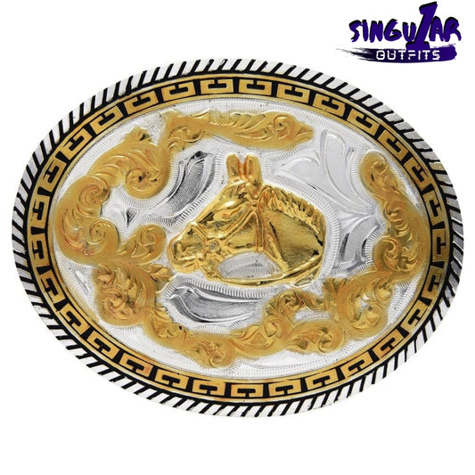 TM-20122 Western belt buckle with rhinestones Singular Outfits