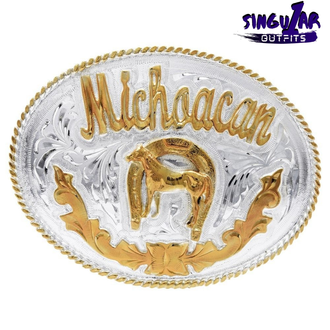 TM-20157 Western belt buckle with rhinestones Singular Outfits