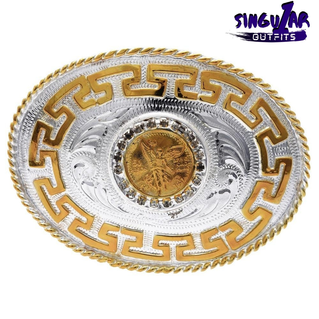 TM-20160 Western belt buckle with rhinestones Singular Outfits