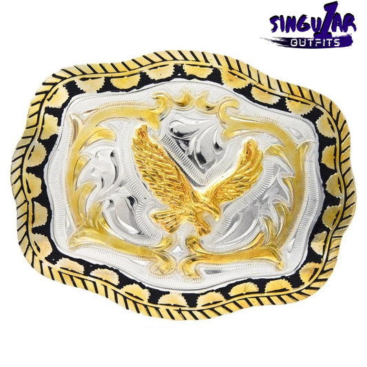 TM-21122 Western belt buckle with rhinestones Singular Outfits