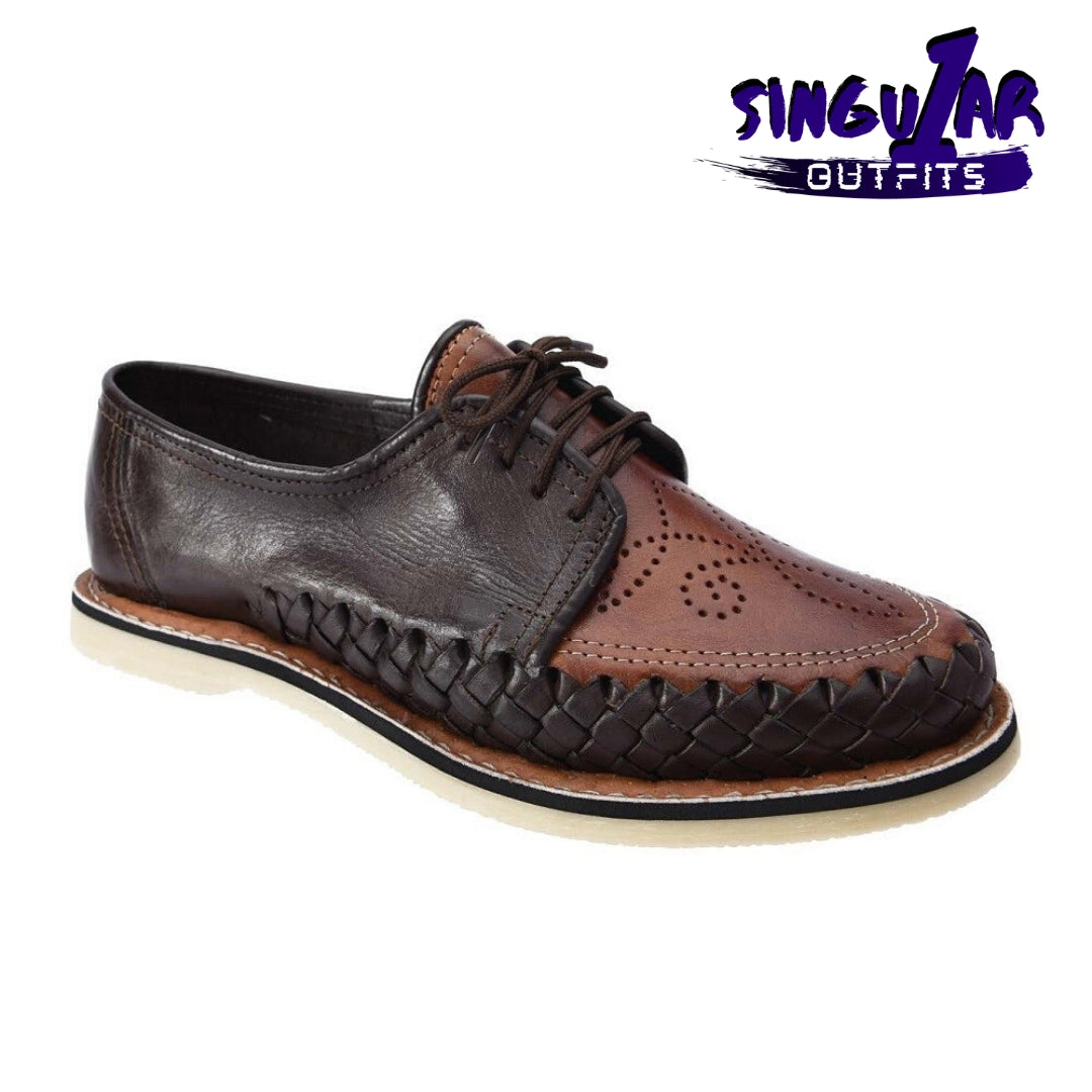 TM-31255 Zapatos Tejidos Mexicanos de hombres Huaraches mens Mexican handwoven shoes Singular Outfits