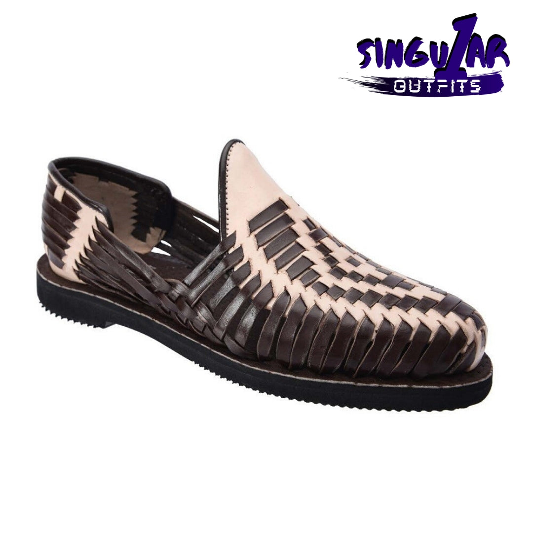 TM-31265  Zapatos Tejidos Mexicanos de hombres Huaraches men's Mexican handwoven shoes Singular Outfits