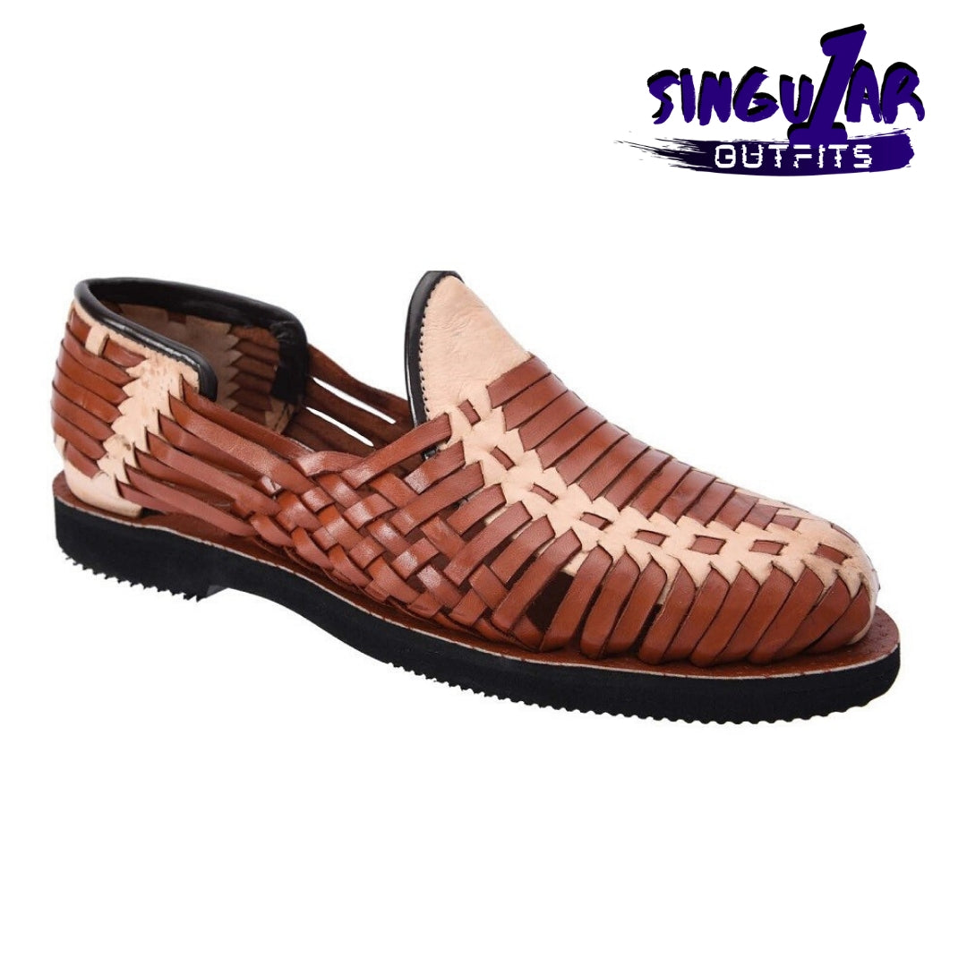 TM-31265  Zapatos Tejidos Mexicanos de hombres Huaraches men's Mexican handwoven shoes Singular Outfits