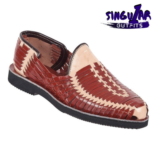 TM-31281 Zapatos Tejidos Mexicanos de hombres Huaraches mens Mexican handwoven shoes Singular Outfits