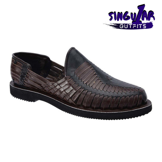 TM-31286 Zapatos Tejidos Mexicanos de hombres Huaraches mens Mexican handwoven shoes Singular Outfits