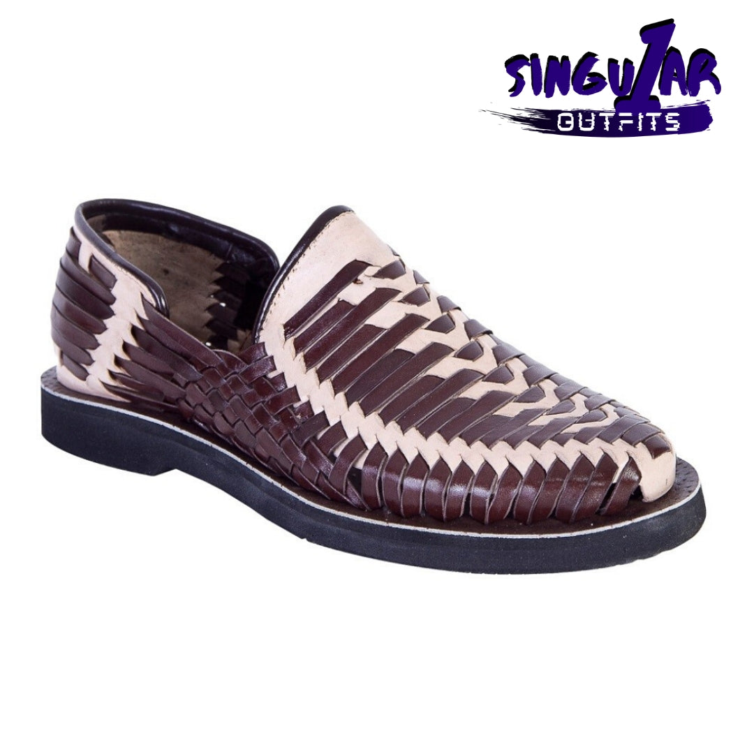 TM-31288 Zapatos Tejidos Mexicanos de hombres Huaraches mens Mexican handwoven shoes Singular Outfits